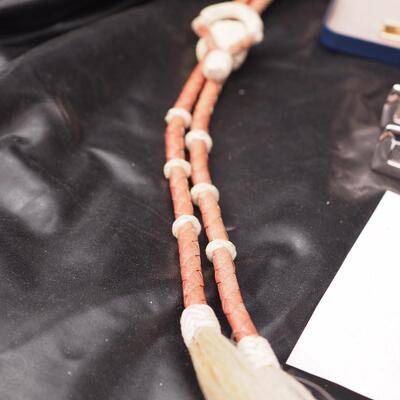 Lot 115 Bolo ties, cufflinks, Tie Bars, Dicroic Glass and other Jewelry