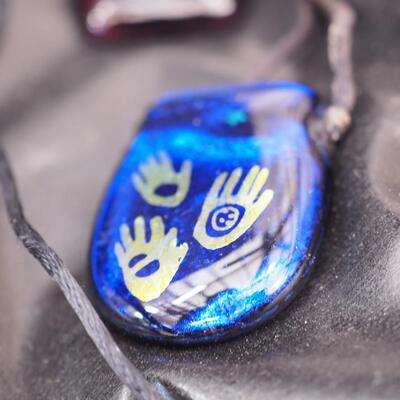 Lot 115 Bolo ties, cufflinks, Tie Bars, Dicroic Glass and other Jewelry