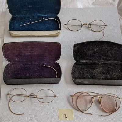 Antique set of glasses