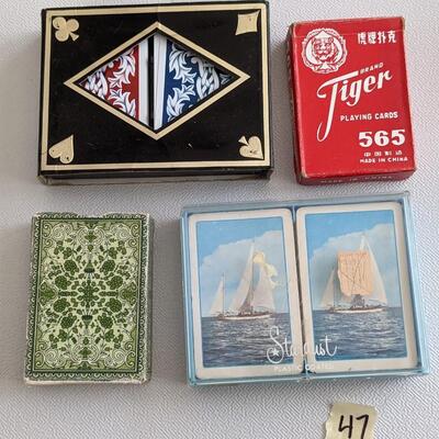 Vintage sets of cards