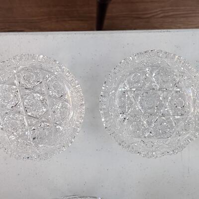 Beautiful and in excellent condition lead crystal set of 11 pieces