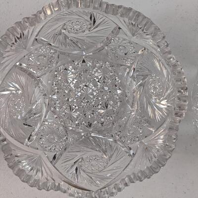 Beautiful and in excellent condition lead crystal set of 11 pieces