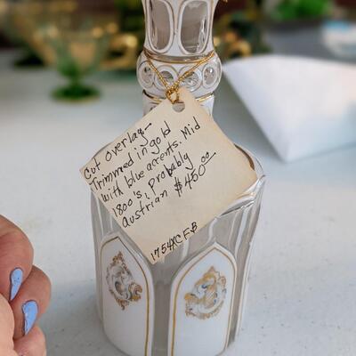 Austrian gold trimmed decanter