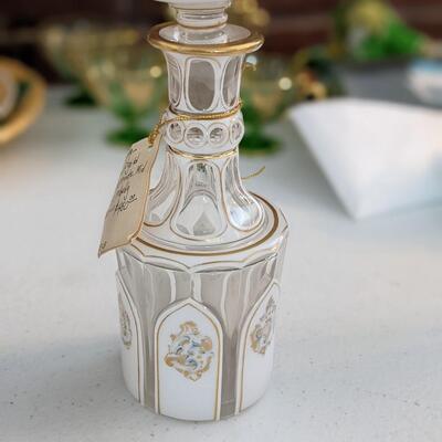 Austrian gold trimmed decanter