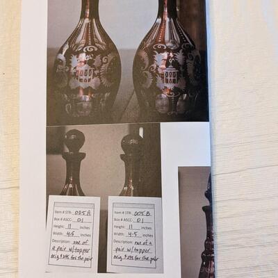 Impeccable condition glassware