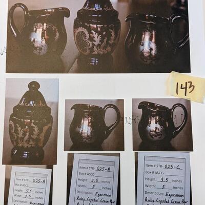 Impeccable condition glassware