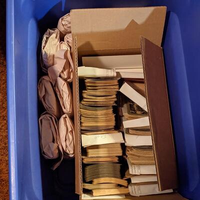 Bin of amazing Stereoscope view cards