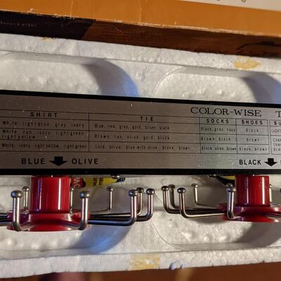 Vintage automated tie rack