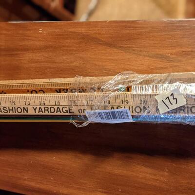 Set of vintage yardsticks