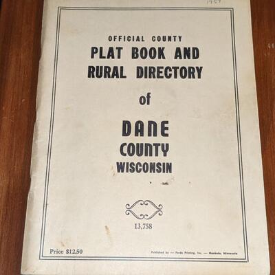 1967 Dane County Plat Book