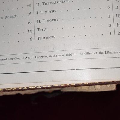 1892! Holy Bible The Old and New Versions Parallel Columns