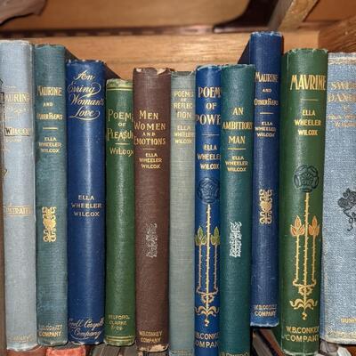 Nice set of Madison's own author Ella Wheeler Wilcox books