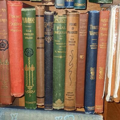 Nice set of Madison's own author Ella Wheeler Wilcox books