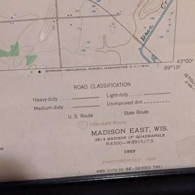Antique map of Madison township