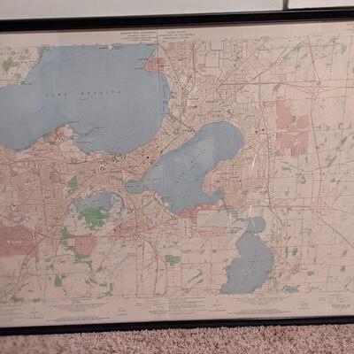 Antique map of Madison township