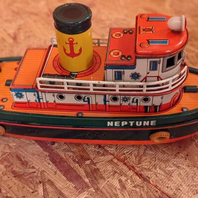 Very Rare and in amazing shape Neptune tug boat