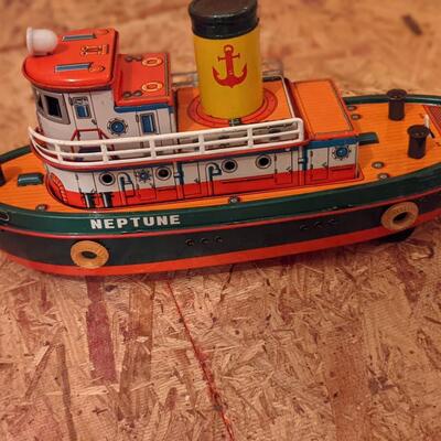 Very Rare and in amazing shape Neptune tug boat