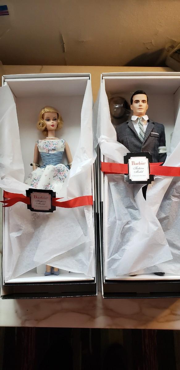 Mad Men Barbie Dolls Betty and Don Draper | EstateSales.org