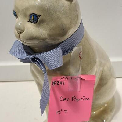 Ceramic Cat Figurine 12