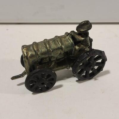 Metal Wrought Iron Tractor -Item #292