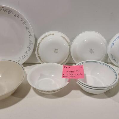 11 Piece Correlle Dish Set -Item #294