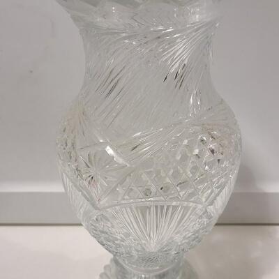 Clear Glass Vase -Item #313 13Â½"T x 6"W