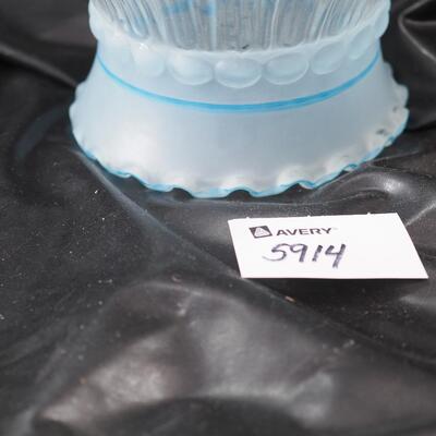 Lot 119- Antique Aladdin  Lamp shade and holder