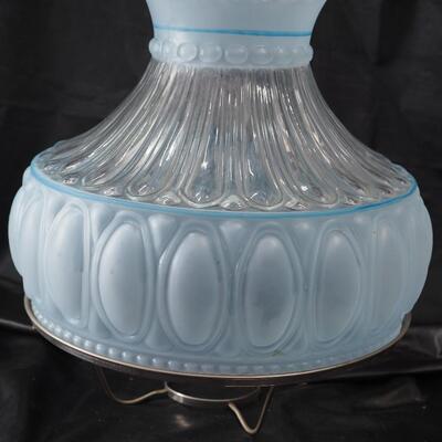 Lot 119- Antique Aladdin  Lamp shade and holder