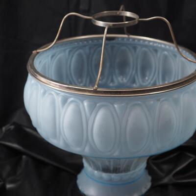 Lot 119- Antique Aladdin  Lamp shade and holder