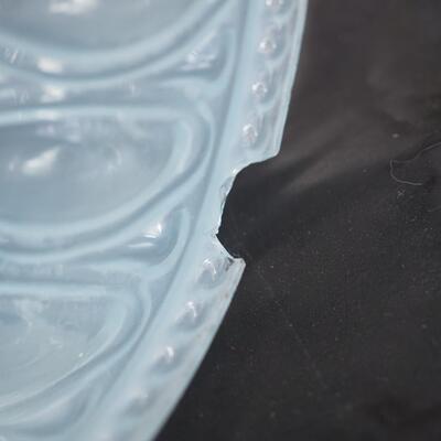 Lot 119- Antique Aladdin  Lamp shade and holder