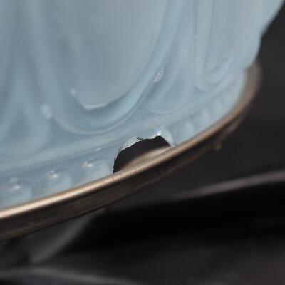 Lot 119- Antique Aladdin  Lamp shade and holder