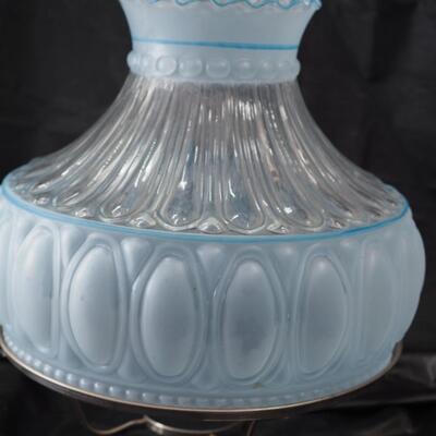 Lot 119- Antique Aladdin  Lamp shade and holder