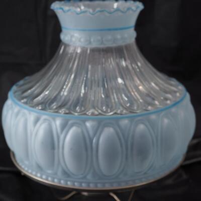 Lot 119- Antique Aladdin  Lamp shade and holder