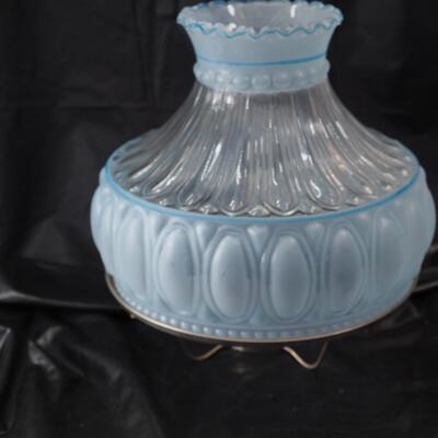 Lot 119- Antique Aladdin  Lamp shade and holder