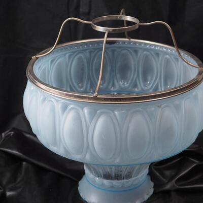 Lot 119- Antique Aladdin  Lamp shade and holder