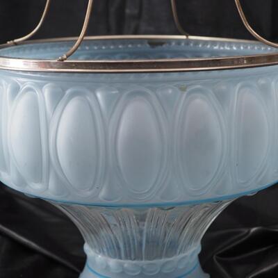 Lot 119- Antique Aladdin  Lamp shade and holder