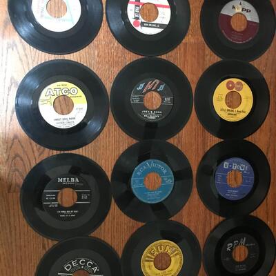 Lot 63: Vintage 45 Records
