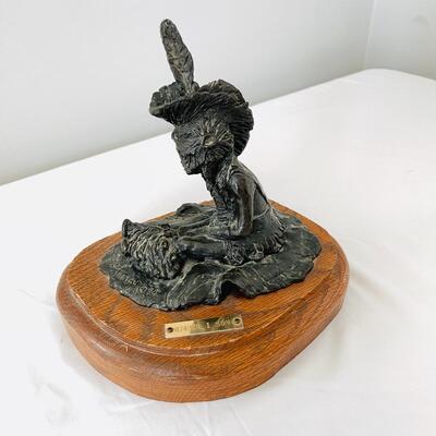 Lot 4. Original Bronze Sculpture by Carol Theroux “Number One Son”