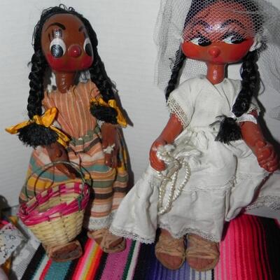 " SOUTH OF THE BORDER"-DOLLS-PIGGY BANK-SALT & PEPPER SHAKERS-MORE