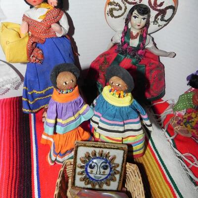 " SOUTH OF THE BORDER"-DOLLS-PIGGY BANK-SALT & PEPPER SHAKERS-MORE