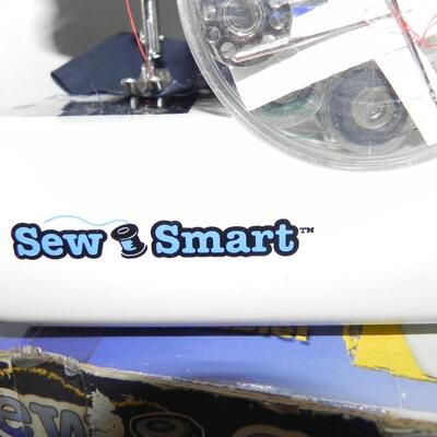 SEW SMART SEWING MACHINE-THREADS-BUTTONS AND SEWING SCISSORS