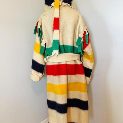 Lot 21  4 pts Candy Stripe Hudson Bay Capote * Rendezvous * Mountain Man* Blanket Coat 