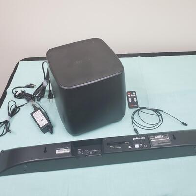Polk Surround Bar Speaker and Subwoofer, with remote 