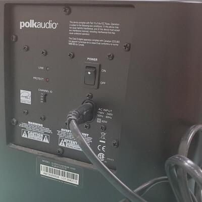 Polk Surround Bar Speaker and Subwoofer, with remote 
