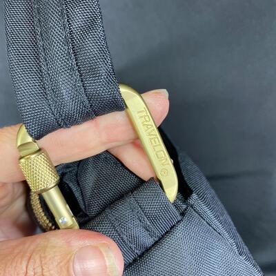 Black Quilted Crossbody Purse Anti-Theft Handbag by Travelon