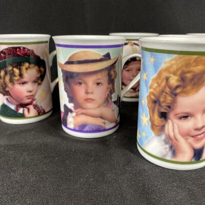 Set of 12 Shirley Temple Collector Mugs Danbury Mint 