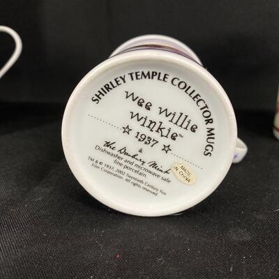 Set of 12 Shirley Temple Collector Mugs Danbury Mint 