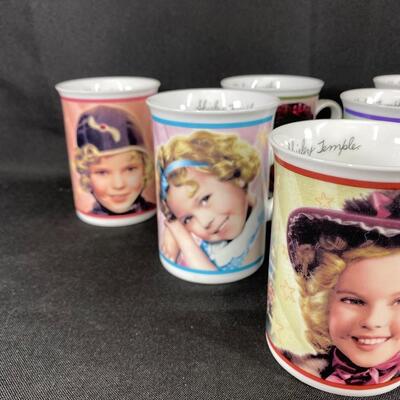 Set of 12 Shirley Temple Collector Mugs Danbury Mint 