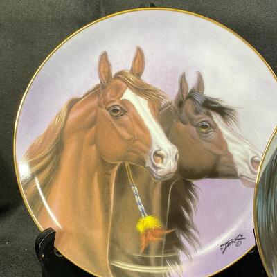 Set of 5 A Heritage of Horses Collector Plates The Danbury Mint 