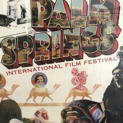 Palm Springs International Film Festival Poster-from Jan 8-19th 1998, signed by Arnold Schwartzman